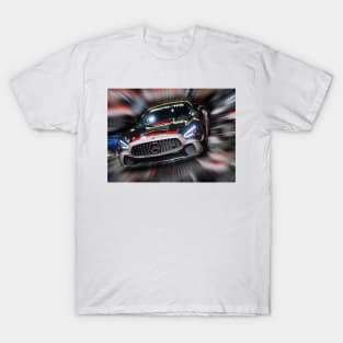 Speeding Mercedes-AMG GT4 T-Shirt